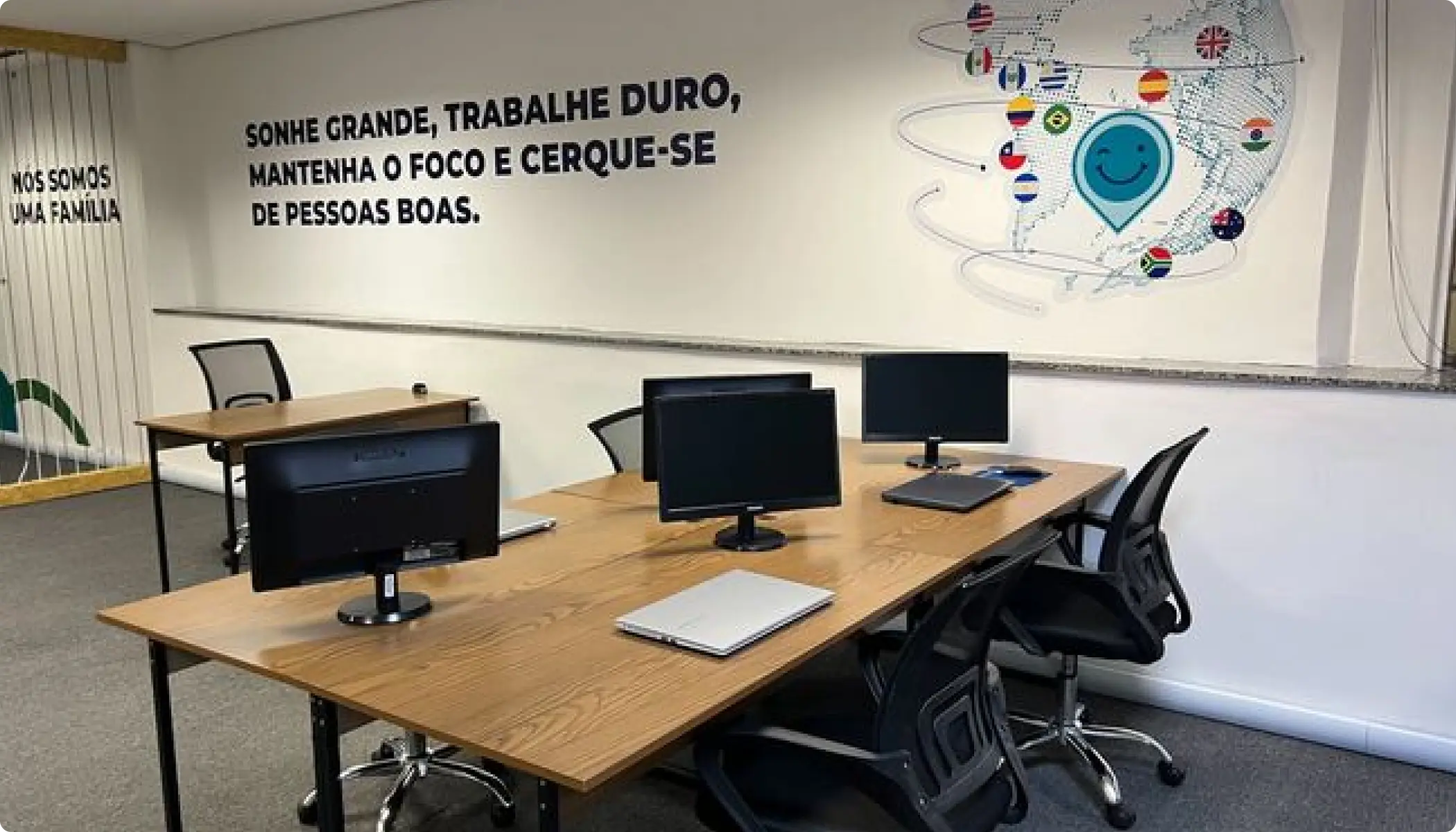 fotografía de las oficinas de Brasil